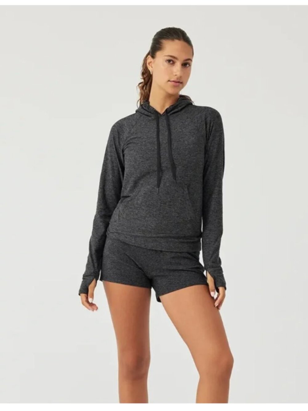 Outdoor Voices Grey Cloudknit Hoodie XS